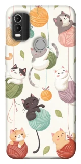 Чохол на Nokia C21 Plus Funny Kittens фото 1 з 1