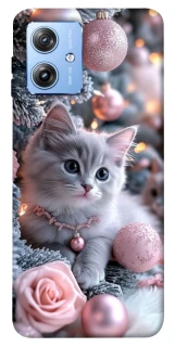 Чохол на Motorola Moto G84 Christmas Kitty фото 1 з 1