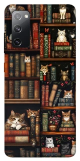 Чехол на Samsung Galaxy S20 FE Cats & Books фото 1 из 1