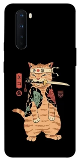 Чехол на OnePlus Nord Кот-самурай фото 1 из 1