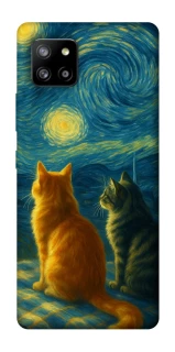 Чохол на Samsung Galaxy A42 5G Cats under the stars фото 1 Чохол на Samsung Galaxy A42 5G Cats under the stars фото 1 з 1