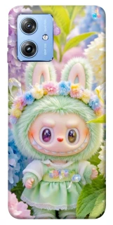 Чехол на Motorola Moto G84 Labubu & Flowers ver.2 фото 1 из 1