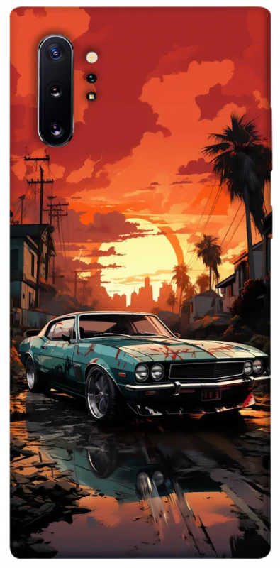 Чохол на Samsung Galaxy Note 10 Plus Car at sunset фото 1 з 1