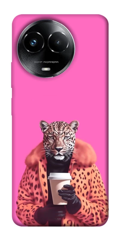 Чохол на Realme C67 4G Леопард з кавою фото 1 з 1