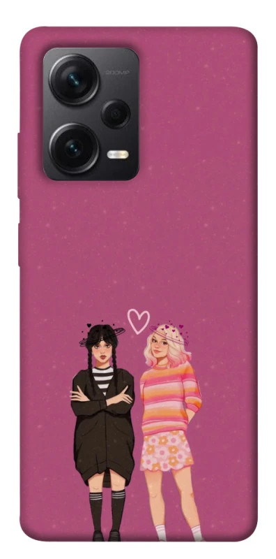 Чехол на Xiaomi Redmi Note 12 Pro+ 5G Raven & Rainbow Wednesday фото 1 из 1