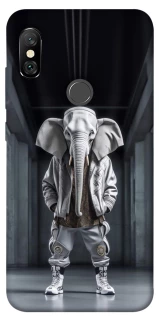 Чехол на Xiaomi Redmi Note 6 Pro Слон v2 фото 1 из 1