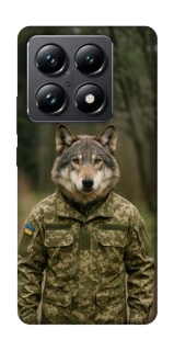 Чехол на Xiaomi 14T Pro Волк защитник фото 1 из 1