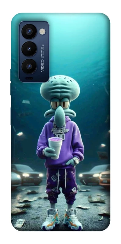 Чохол на TECNO Camon 18 Pro Сквідвард фото 1 з 1