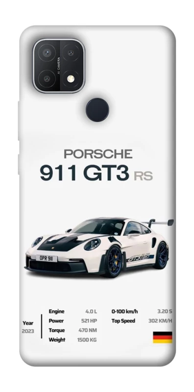 Чехол на Oppo A15s / A15 Porsche 911 GT3 фото 1 из 1
