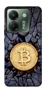 Чохол на Xiaomi Poco M7 pro 5G Bitcoin cracks фото 1 з 1