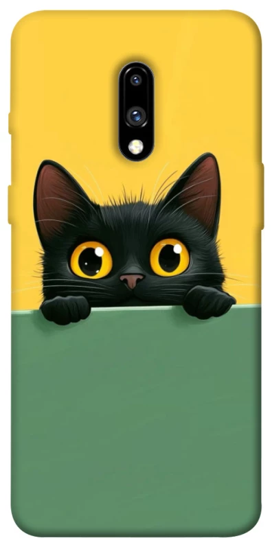 Чехол на OnePlus 7 Black cat v2 фото 1 из 1
