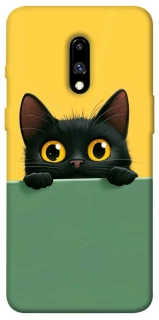 Чехол на OnePlus 7 Black cat v2 фото 1 из 1
