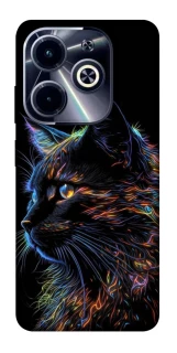 Чохол на Infinix Hot 40i Чорний кіт фото 1 з 1