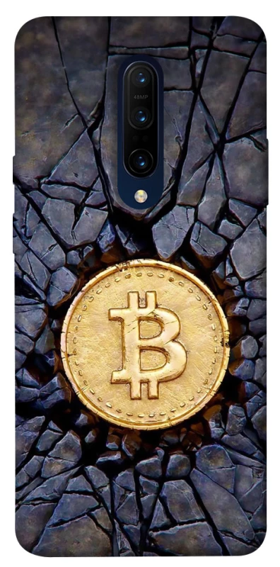 Чехол на OnePlus 7 Pro Bitcoin cracks фото 1 из 1