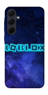Чехол на Samsung Galaxy A55 Roblox Space Logo Blue фото 1 из 1