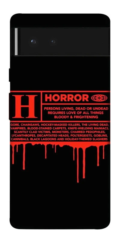 Чехол на Google Pixel 6 Horror Halloween фото 1 из 1