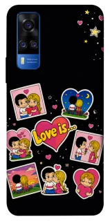 Чехол на Vivo Y51a Love is фото 1 из 1