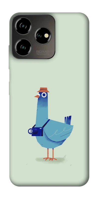 Чехол на ZTE Blade V50 Design 4G Голуб-детектив фото 1 из 1