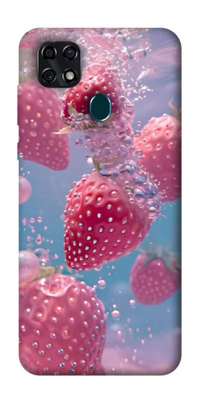 Чохол на ZTE Blade 20 Smart Полуниця в воді фото 1 з 1