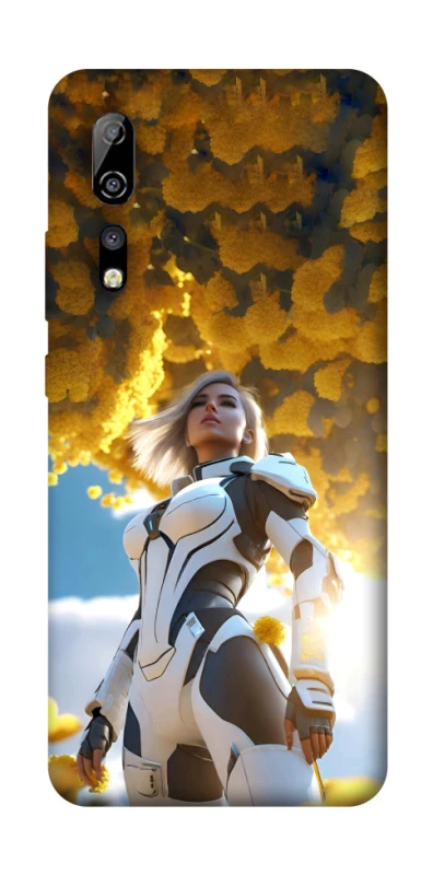 Чохол на ZTE Axon 10 Pro Cyber space girl ver.3 фото 1 з 1