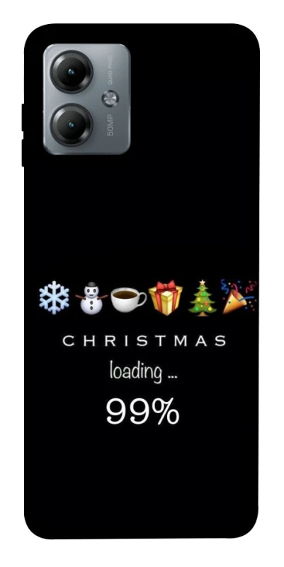 Чохол на Motorola Moto G14 Christmas Loading фото 1 з 1