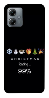 Чохол на Motorola Moto G14 Christmas Loading фото 1 з 1