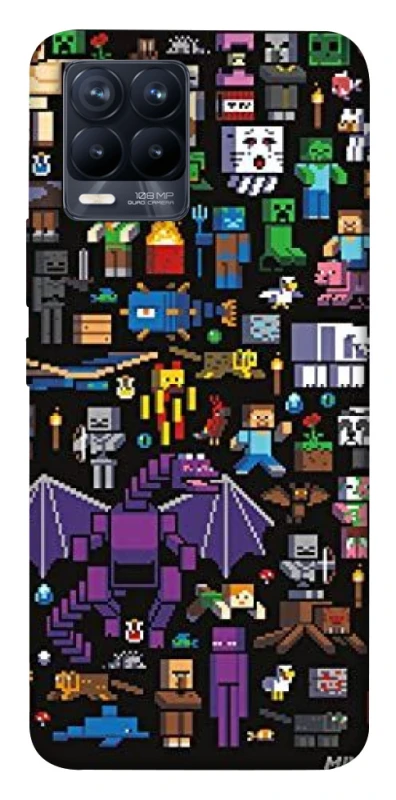Чохол на Realme 8 Minecraft v5 фото 1 з 1