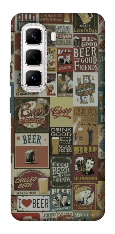 Чехол на Infinix Hot 50 Pro Retro collage ver.1 фото 1 из 1