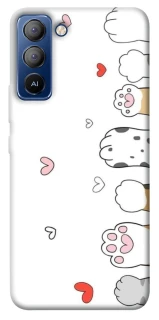 Чехол на TECNO Pop 5 LTE Paws фото 1 из 1