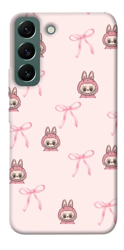 Чехол на Samsung Galaxy S22 Pink bows and Labubus фото 1 из 1