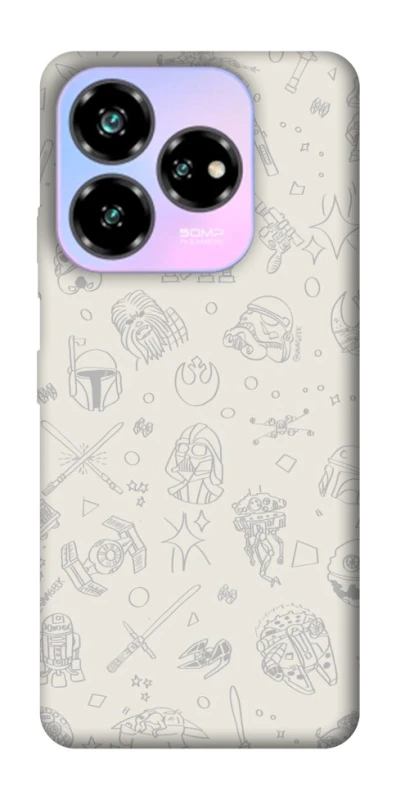 Чохол на ZTE Nubia V60 Desing Star Wars background ver.1 фото 1 з 1