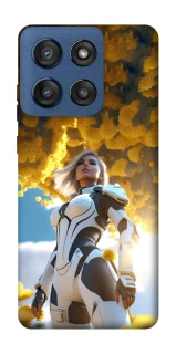 Чохол на Motorola Edge 60 Stylus Cyber space girl ver.3 фото 1 з 1