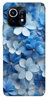 Чохол на Xiaomi Mi 11 Сині квіти фото 1 з 1