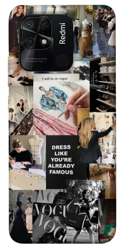 Чохол на Xiaomi Redmi 10C Fashion collage ver.11 фото 1 з 1