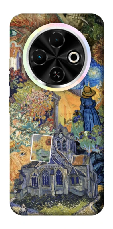Чехол на TECNO Spark 30C Van Gogh collage фото 1 из 1