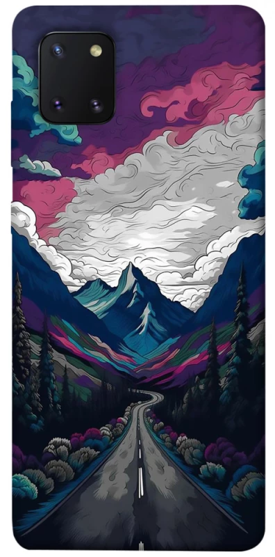 Чехол на Samsung Galaxy Note 10 Lite (A81) Нарисованные горы фото 1 из 1