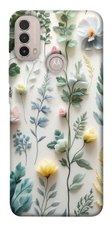 Чохол на Motorola Moto E40 Floral design ver.4 фото 1 з 1