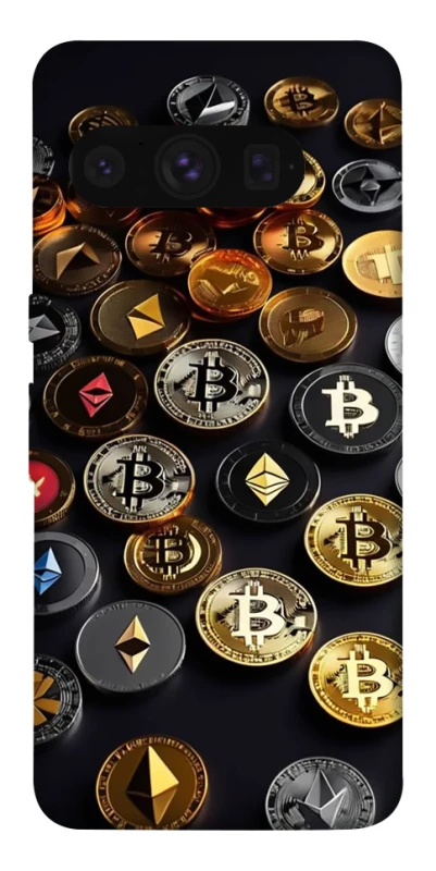 Чехол на Google Pixel 8 Pro Many coins фото 1 из 1