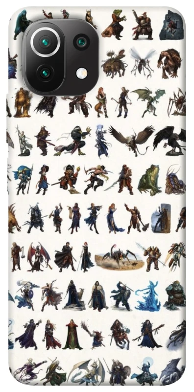 Чехол на Xiaomi Mi 11 Lite Character Selection фото 1 из 1