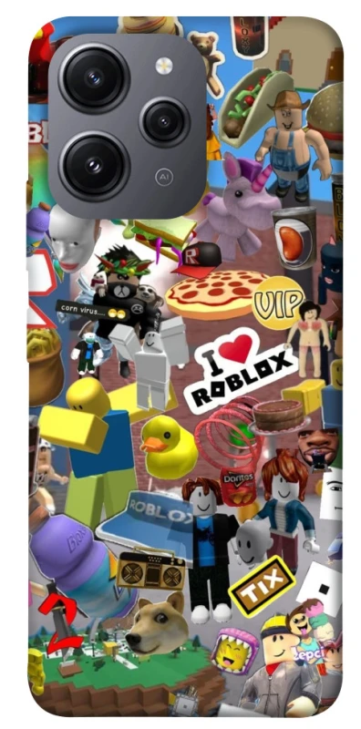 Чохол на Xiaomi Redmi 12 Roblox collage ver.5 фото 1 з 1
