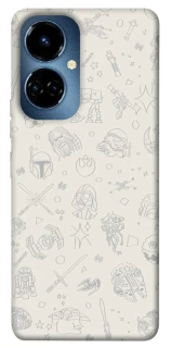 Чохол на TECNO Camon 19 Pro Star Wars background ver.1 фото 1 з 1