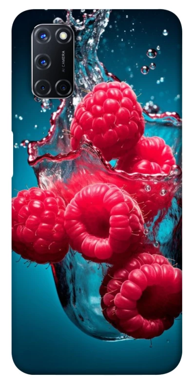 Чохол на Oppo A52 / A72 / A92 Малинка у воді фото 1 з 1
