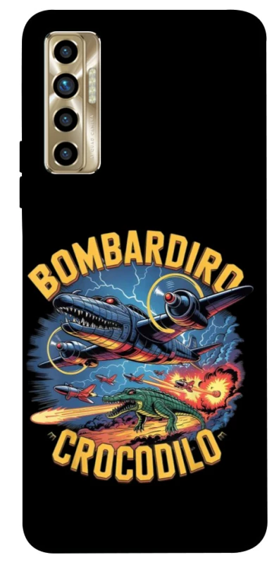 Чохол на TECNO Camon 17P Bombardino Crocodilo v2 фото 1 з 1