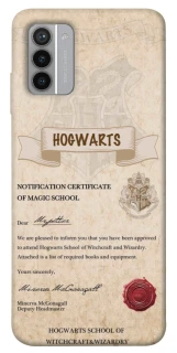 Чохол на Nokia G42 The Hogwarts acceptance letter фото 1 з 1