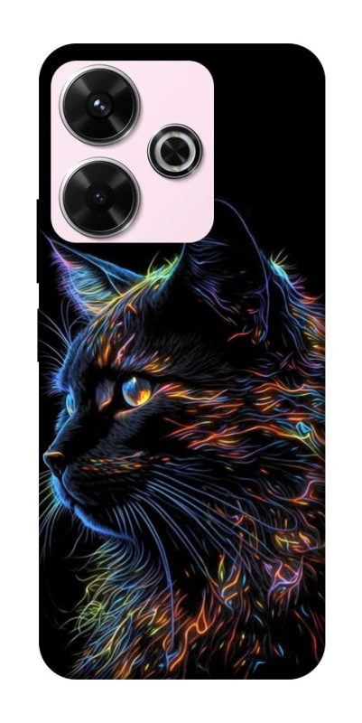 Чехол на Xiaomi Poco M6 4G Черный кот фото 1 из 1