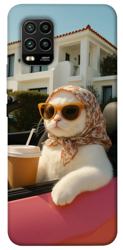 Чохол на Xiaomi Mi 10 Lite Stylish Cat Cruise фото 1 з 1