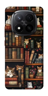 Чохол на Xiaomi Redmi Note 14 Pro+ 5G Cats & Books фото 1 з 1