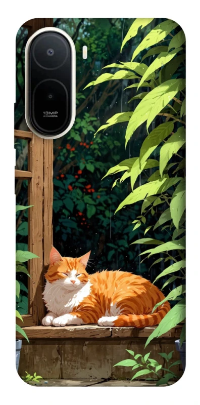 Чохол на Xiaomi Redmi A7 Pro 4G red cat фото 1 з 2