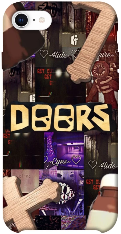 Чохол на Apple iPhone SE (2020) Roblox doors dark mode фото 1 з 1