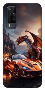 Чохол на Vivo Y31 Сar and dragon фото 1 з 1
